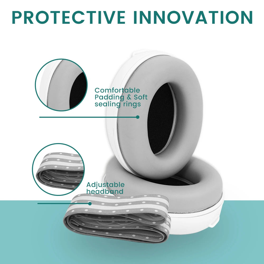 Soft Headband Baby Ear Protection Muffs